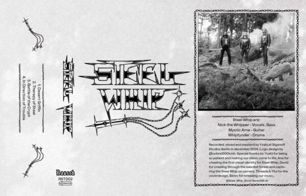 Steel Whip "s/t" Tape – Bild 2